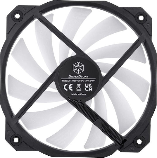 Silverstone Shark Force 160 ARGB Case Fan με Σύνδεση 4-Pin PWM - Image 6