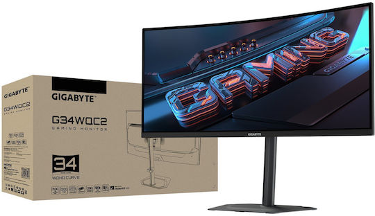 Gigabyte G34WQC2 Ultrawide VA HDR Curved Gaming Monitor 34" QHD 3440x1440 200Hz με Χρόνο Απόκρισης 1ms GTG - Image 11