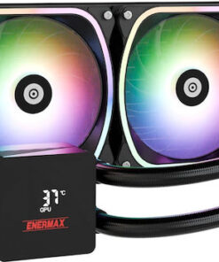Enermax Aquafusion II 240 ARGB Υδρόψυξη Επεξεργαστή Διπλού Ανεμιστήρα 120mm για Socket AM4/AM5/1700