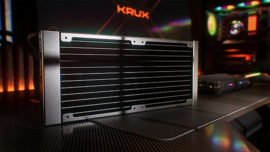 Krux HydroGlance 240 ARGB Υδρόψυξη Επεξεργαστή Διπλού Ανεμιστήρα 120mm για Socket 1700/1200/115x - Image 8