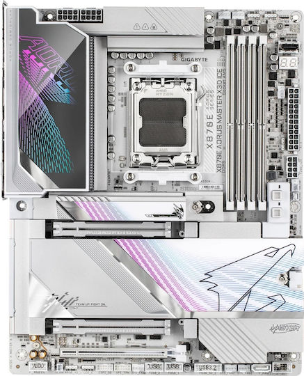 Gigabyte X870E AORUS MASTER X3D ICE Motherboard ATX με AMD AM5 Socket - Image 3
