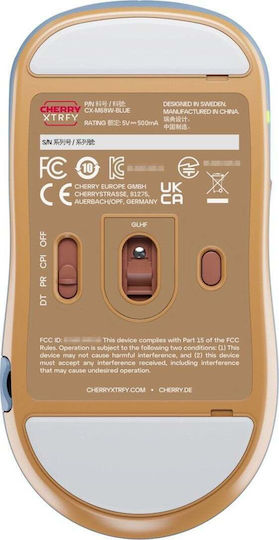Cherry XTRFY M68 Ασύρματο Gaming Ποντίκι Μπλε - Image 5