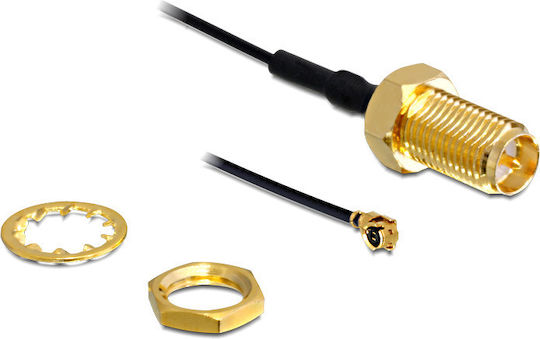 DeLock Καλώδιο Κεραίας WiFi RP-SMA Male - I-PEX 0.2m (88340) - Image 2