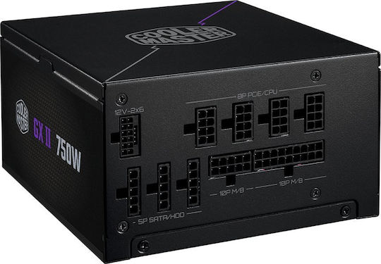 CoolerMaster MWE Gold 750 rev. 3.1 750W Μαύρο Τροφοδοτικό Υπολογιστή Full Modular 80 Plus Gold - Image 3