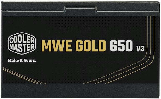 CoolerMaster MWE Gold rev. 3.0 650W Μαύρο Τροφοδοτικό Υπολογιστή Full Modular - Image 3