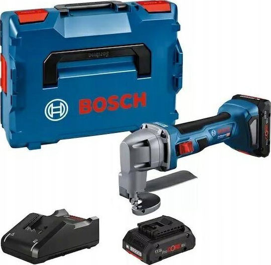 Bosch Λαμαρινοψάλιδο Μπαταρίας GSC 18V-16 E 48V 2x4Ah - Image 2