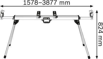 Bosch GTA 3800 Βάση Φαλτσοπρίονου - Image 3