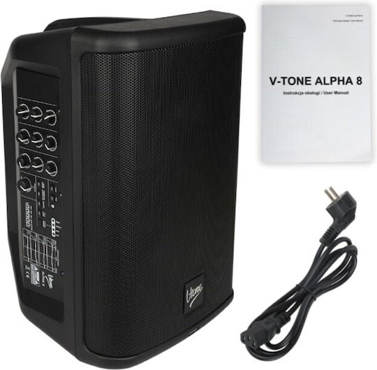 V-tone Alpha 8 Αυτοενισχυόμενο Stage Monitor 95W με Woofer 8" με Μπαταρία 27x28x40εκ. - Image 2