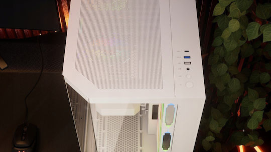 Krux Empero Gaming Midi Tower Κουτί Υπολογιστή με Πλαϊνό Παράθυρο και ARGB Φωτισμό Λευκό - Image 9