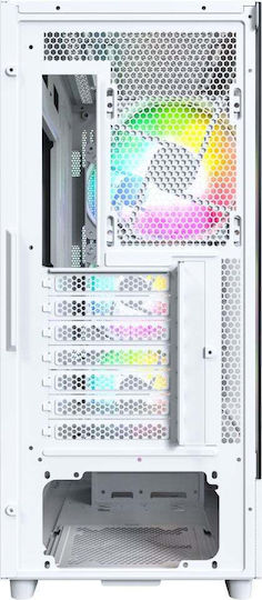 Montech X5 Midi Tower Κουτί Υπολογιστή με Πλαϊνό Παράθυρο Λευκό - Image 4