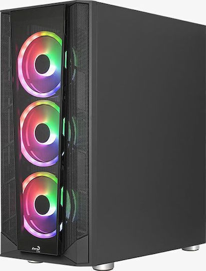 Aerocool Prism ARGB Midi Tower Κουτί Υπολογιστή Μαύρο - Image 11