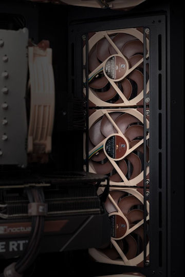 Noctua NF-A12x25 G2 PWM Sx2-PP Case Fan 120mm με Σύνδεση 4-Pin Καφέ - Image 7