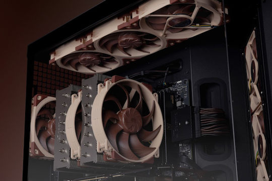 Noctua NF-A12x25 G2 PWM Sx2-PP Case Fan 120mm με Σύνδεση 4-Pin Καφέ - Image 6