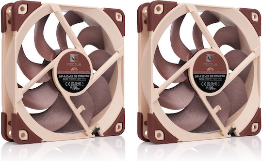Noctua NF-A12x25 G2 PWM Sx2-PP Case Fan 120mm με Σύνδεση 4-Pin Καφέ - Image 5