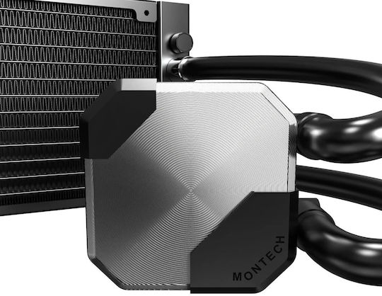Montech HyperFlow Silent 360 Υδρόψυξη Επεξεργαστή Τριπλού Ανεμιστήρα 120mm για Socket 1700/1200/115x - Image 6