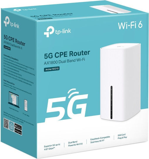 TP-LINK Archer NX210 Ασύρματο 5G Router Wi‑Fi 6 με 2 Θύρες Gigabit - Image 4