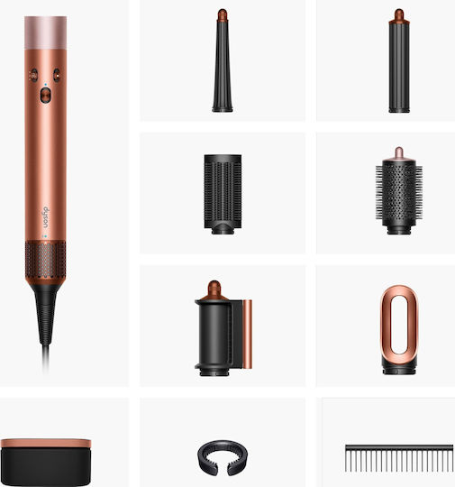DYSON HS08 Airwrap i.d. Straight+Wavy Amber Silk/Pink Champagne Multi-Styler - Image 6