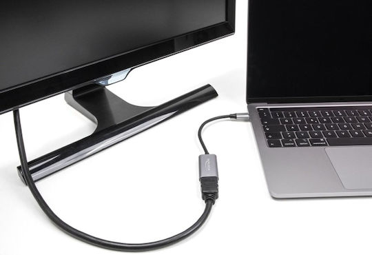 DeLock Μετατροπέας USB-C male σε HDMI male Γκρι 1τμχ 60020 - Image 2