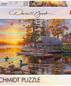 Παζλ Schmidt Bush Boathouse Canoes 1000τεμ
