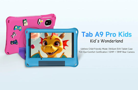 Ulefone Tab A9 Pro Kids 4G 8.68" (4GB/128GB) Μπλε - Image 5
