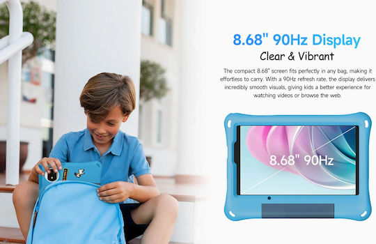 Ulefone Tab A9 Pro Kids 4G 8.68" (4GB/128GB) Μπλε - Image 9