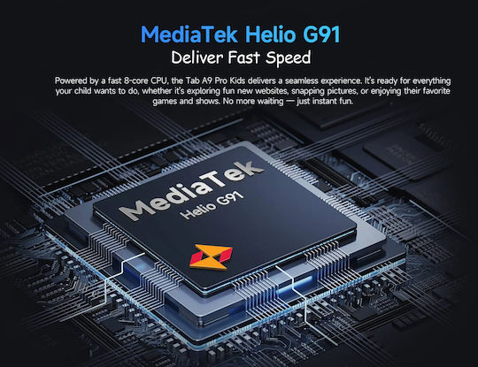 Ulefone Tab A9 Pro Kids 4G 8.68" (4GB/128GB) Μπλε - Image 6