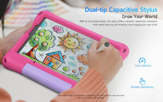 Ulefone Tab A9 Pro Kids 4G 8.68" (4GB/128GB) Ροζ - Image 11