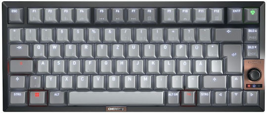 Cherry TAS KW 300 MX Ασύρματο Gaming Πληκτρολόγιο 75% με RGB φωτισμό (Αγγλικό US) Γκρι - Image 2