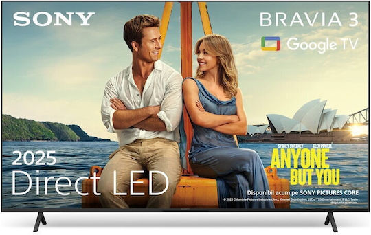 Sony Smart Τηλεόραση 65" 4K UHD LED Bravia 3 65S39 HDR (2025) K65S39B.CEI