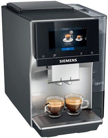 Siemens Eq700 Αυτόματη Μηχανή Espresso Εντοιχιζόμενη 1500W Πίεσης 19bar για Cappuccino με Μύλο Άλεσης Γκρι - Image 2