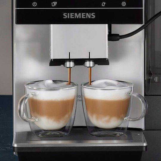 Siemens Eq700 Αυτόματη Μηχανή Espresso Εντοιχιζόμενη 1500W Πίεσης 19bar για Cappuccino με Μύλο Άλεσης Γκρι - Image 7
