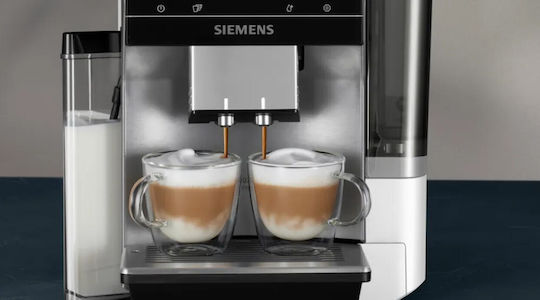 Siemens Eq700 Αυτόματη Μηχανή Espresso 1300W Πίεσης 19bar με Μύλο Άλεσης Ασημί - Image 6