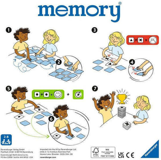 Επιτραπέζιο Παιχνίδι Memory: Ψυχρά & Ανάποδα Ii για 1+ Παίκτες 3+ Ετών 20890 (EN) Ravensburger - Image 8