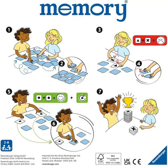 Επιτραπέζιο Παιχνίδι Memory: Ψυχρά & Ανάποδα Ii για 1+ Παίκτες 3+ Ετών 20890 (EN) Ravensburger - Image 7