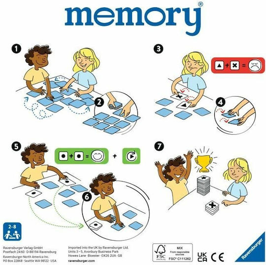 Επιτραπέζιο Παιχνίδι Super Mario Memory για 2-8 Παίκτες 3+ Ετών 20925 (EN) Ravensburger - Image 8