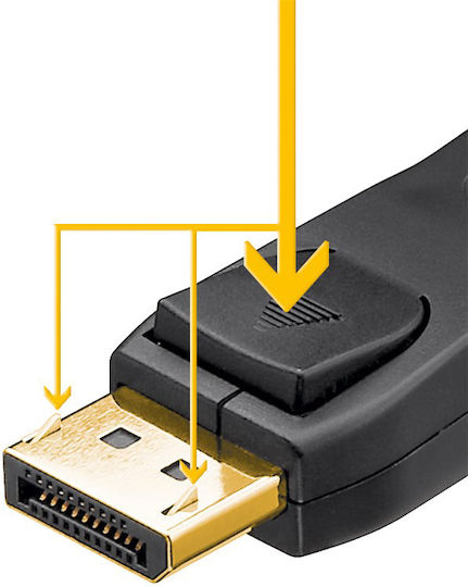 Goobay Cable DisplayPort male - DisplayPort male 1m Μαύρο (74777) - Image 8