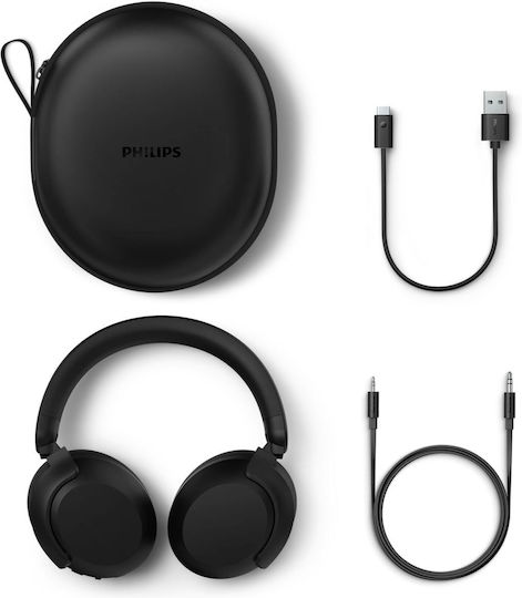 Philips TAH8000EBK/00 Ασύρματα / Ενσύρματα Over Ear Ακουστικά Μαύρα - Image 8