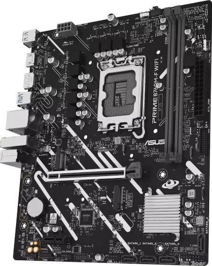 Asus Prime B760M-F WIFI Motherboard Micro ATX με Intel 1700 Socket 90MB1N00-M0EAY0 - Image 2