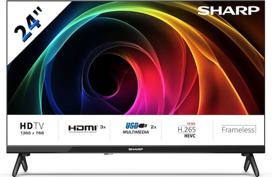 Sharp Τηλεόραση 24" HD Ready LED 24HA1205E (2025)