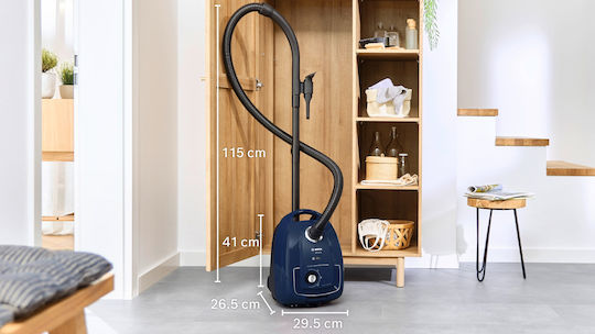 Bosch BGL38BU1 Ηλεκτρική Σκούπα 600W με Σακούλα 4lt Μπλε - Image 10