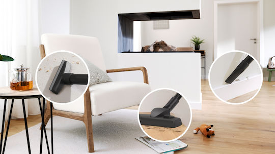 Bosch BGLS2BA1 Ηλεκτρική Σκούπα 600W με Σακούλα 3.5lt Μαύρη - Image 13