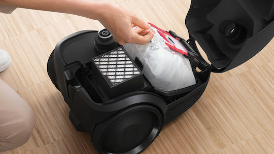 Bosch BGLS2BA1 Ηλεκτρική Σκούπα 600W με Σακούλα 3.5lt Μαύρη - Image 16