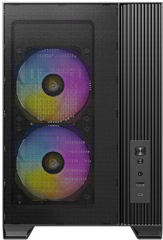 Antec FLUX M Gaming Micro Tower Κουτί Υπολογιστή με Πλαϊνό Παράθυρο Μαύρο - Image 3