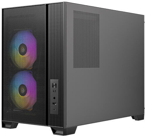 Antec FLUX M Gaming Micro Tower Κουτί Υπολογιστή με Πλαϊνό Παράθυρο Μαύρο - Image 4