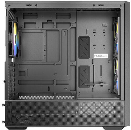 Antec FLUX REAR Midi Tower Κουτί Υπολογιστή με Πλαϊνό Παράθυρο Μαύρο - Image 8