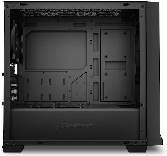Sharkoon J1000 ARGB Mini Tower Κουτί Υπολογιστή με Πλαϊνό Παράθυρο Μαύρο - Image 5