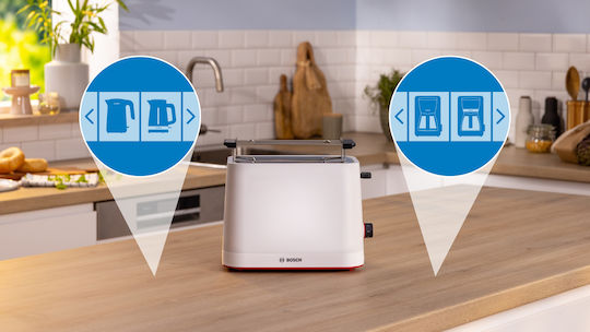 Bosch MyMoment TAT3M121 Φρυγανιέρα 2 Θέσεων 950W Λευκή - Image 7