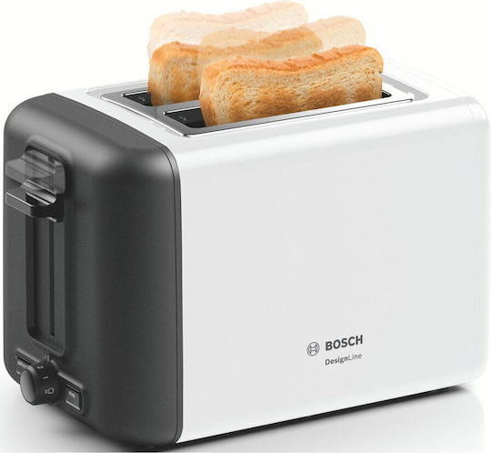 Bosch TAT3P421 Φρυγανιέρα 2 Θέσεων 970W Λευκή - Image 8
