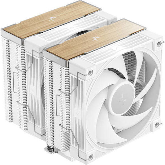 Deepcool AK620 G2 Ψύκτρα Επεξεργαστή Διπλού Ανεμιστήρα για Socket AM4/AM5/1200/115x/1700 Λευκή - Image 2