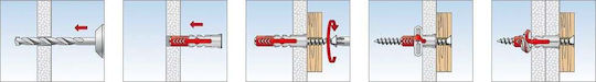 fischer Duopower Ούπα Πλαστικό 12x60mm 25τμχ 538253 - Image 4